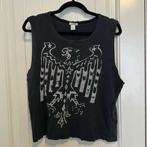 Eagle graphic muscle tee